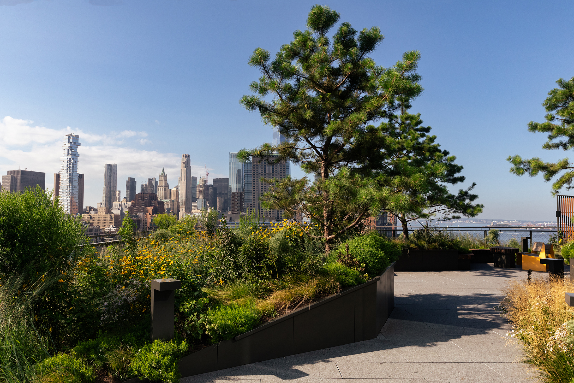 Areal Photo of Pier 57 and NYC SW Waterfront